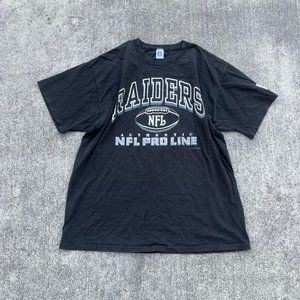 Vintage 94’ Raiders Authentic NFL Pro Line Russel T Shirt